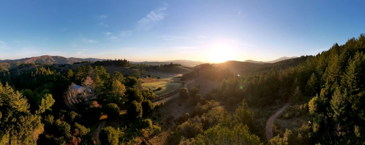 Camp Tamarancho viewed from a high point